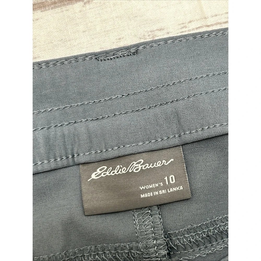 Eddie Bauer Women's Graphite Rainier Outdoor Hiking Pants Size 10 Gray Nylon